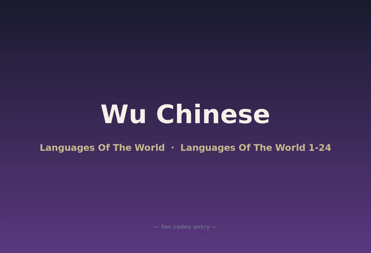 Wu Chinese